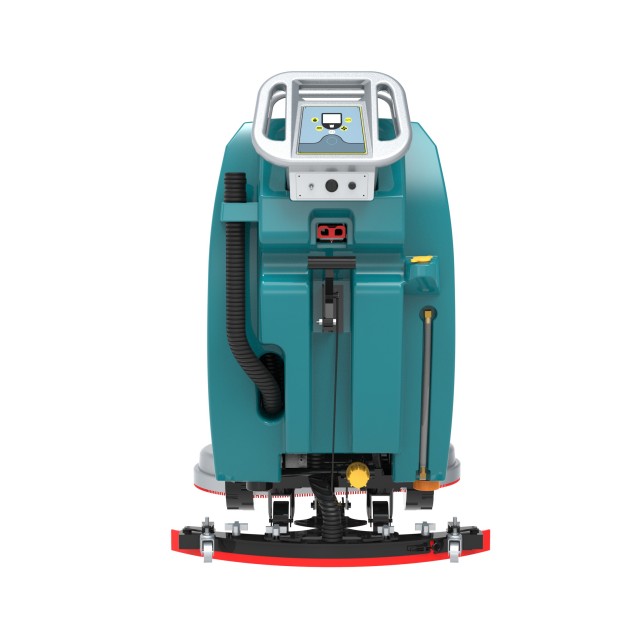 X850 escovas duplas de 17 polegadas lavadora de chão